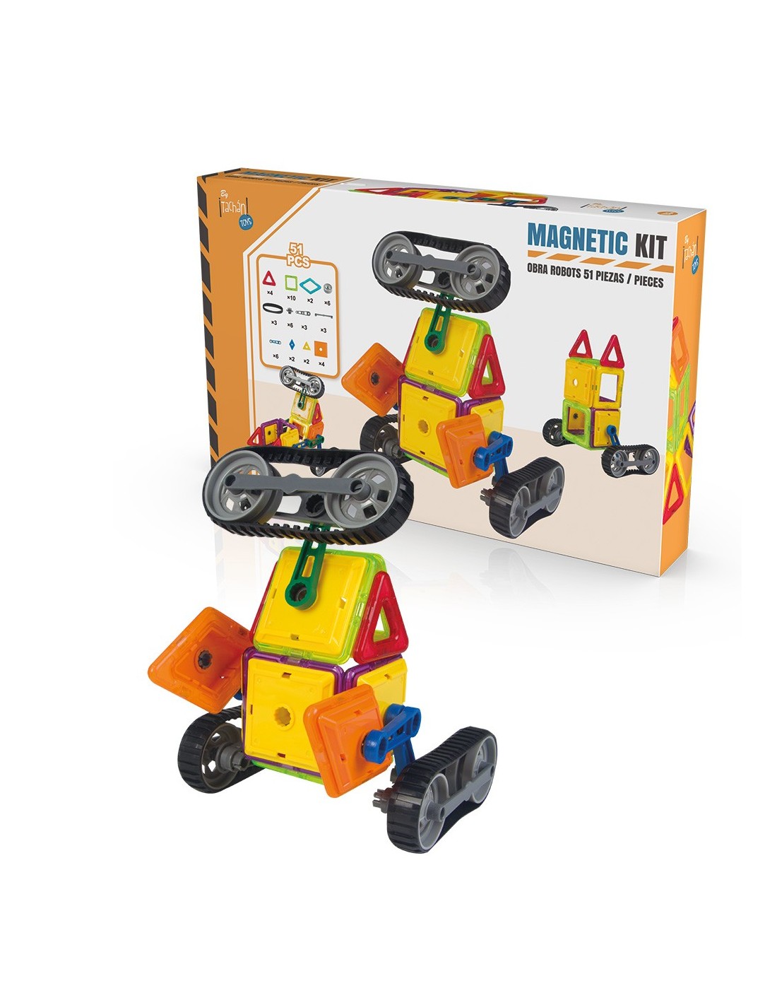 Robot con piezas magn&eacute;ticas
